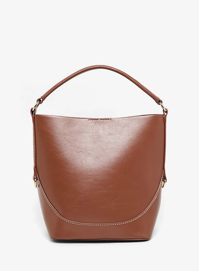 Textured Shoulder Bag