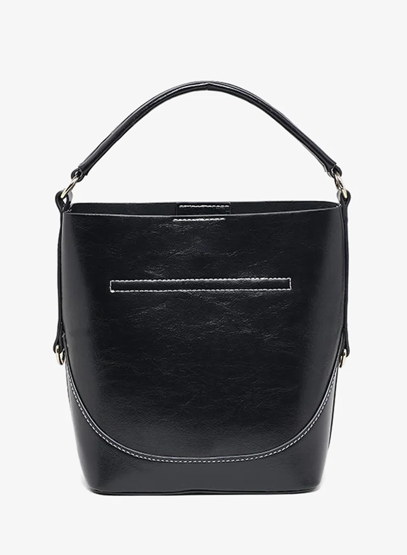 Textured Shoulder Bag