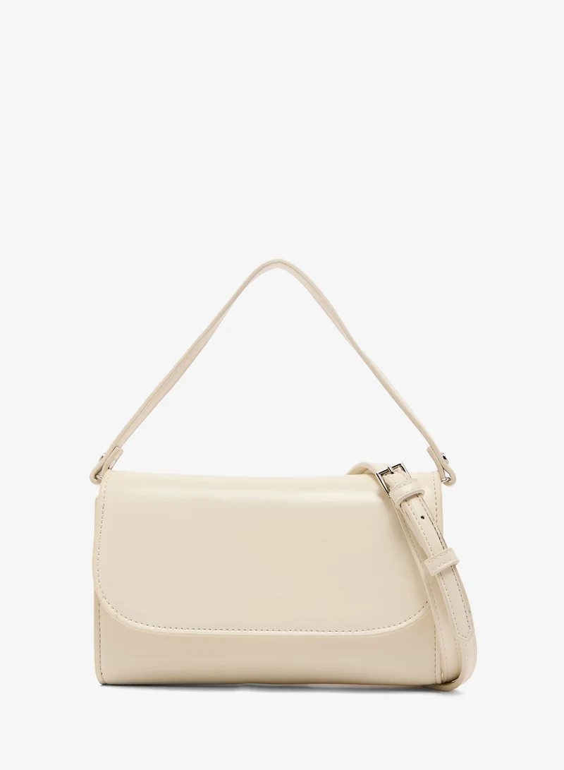 East-To-West Shoulder Bag Cream