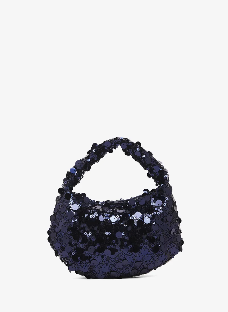 Casual Sequin Shoulder Bag BRONZE