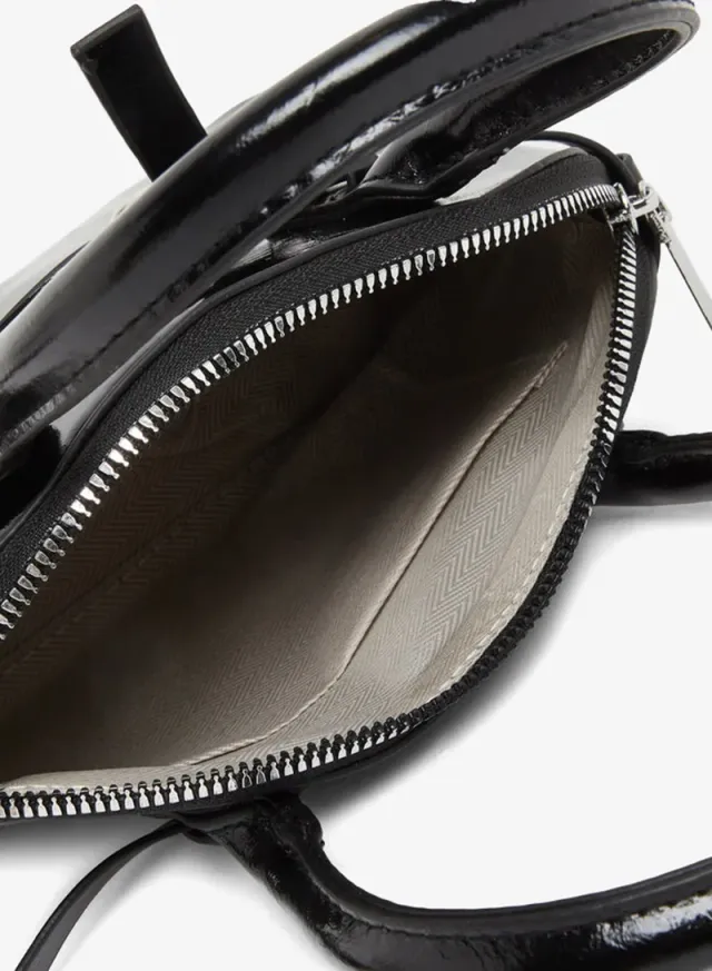 Styli Women Belted Handbag with Buckle Detail Black – image 4