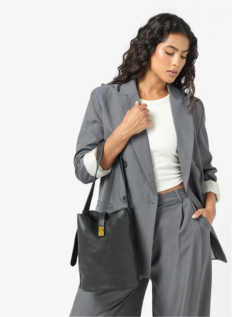 Casual Shoulder Bag BLACK