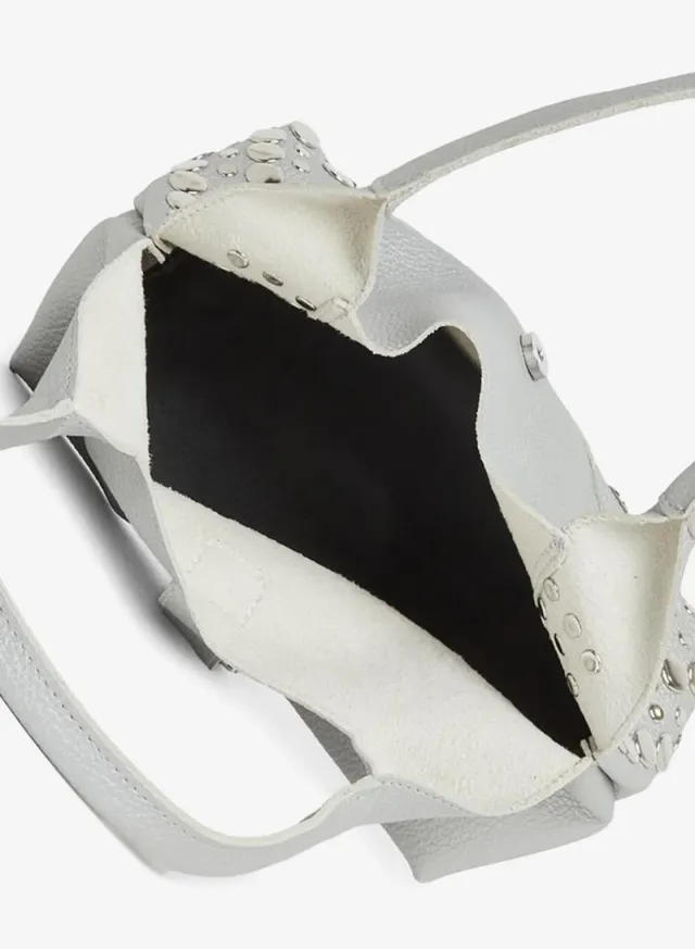 Styli Studded Buckle Shoulder Bag White – image 4