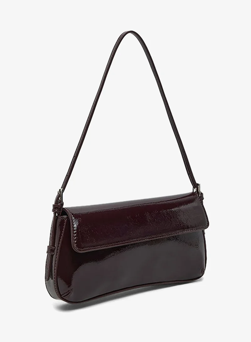 Glossy Shoulder Bag