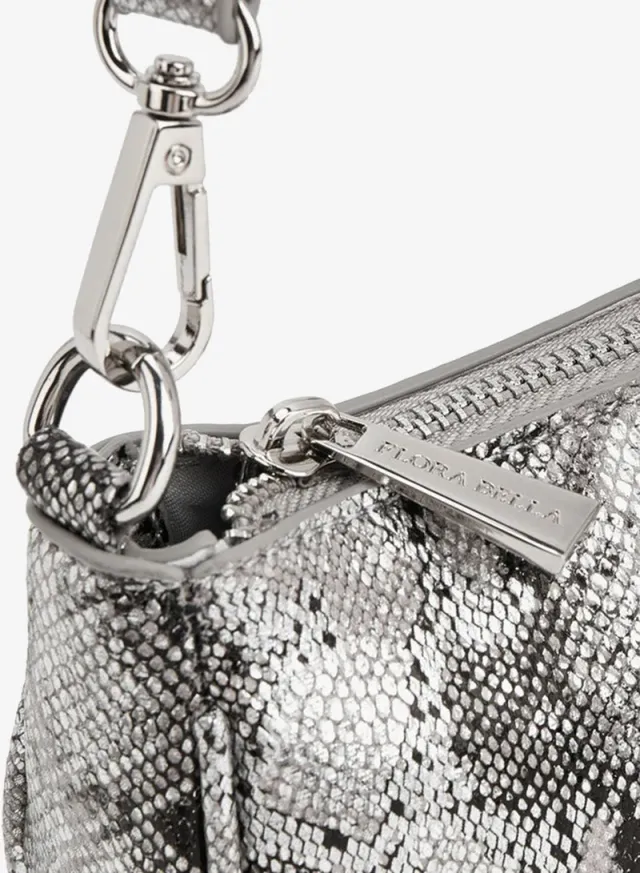 Animal Print Crossbody Bag SILVER – image 4