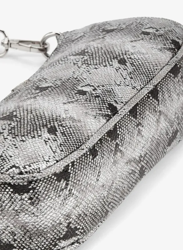 Animal Print Crossbody Bag SILVER – image 5