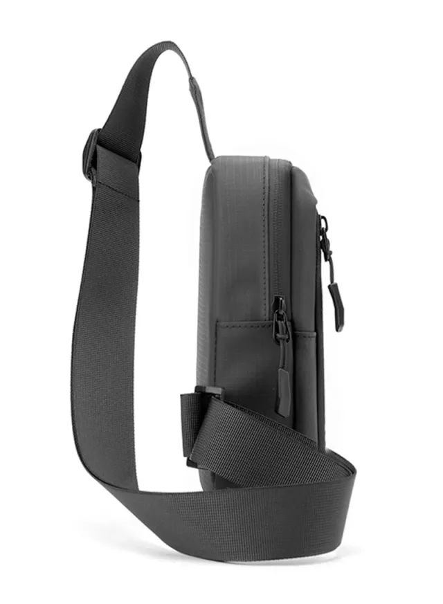 Unisex Small Water-Resistant Scratch Resistant Cross Body Chest Bag Blue – image 4