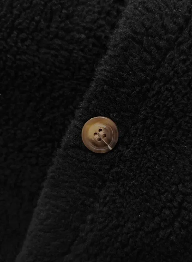 Take Two Plus Size Fleece Button-Front Hooded Coat – image 6