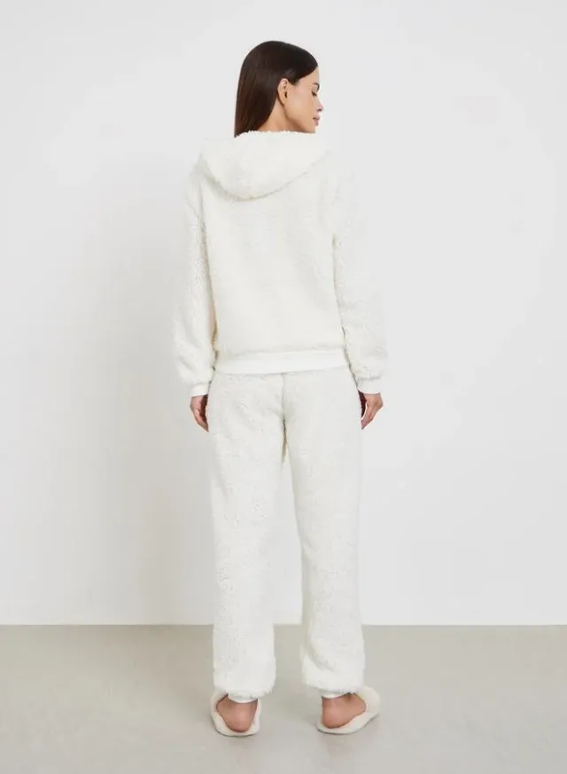 Peach Fleece Hoodie and Long Pyjama Set – image 6