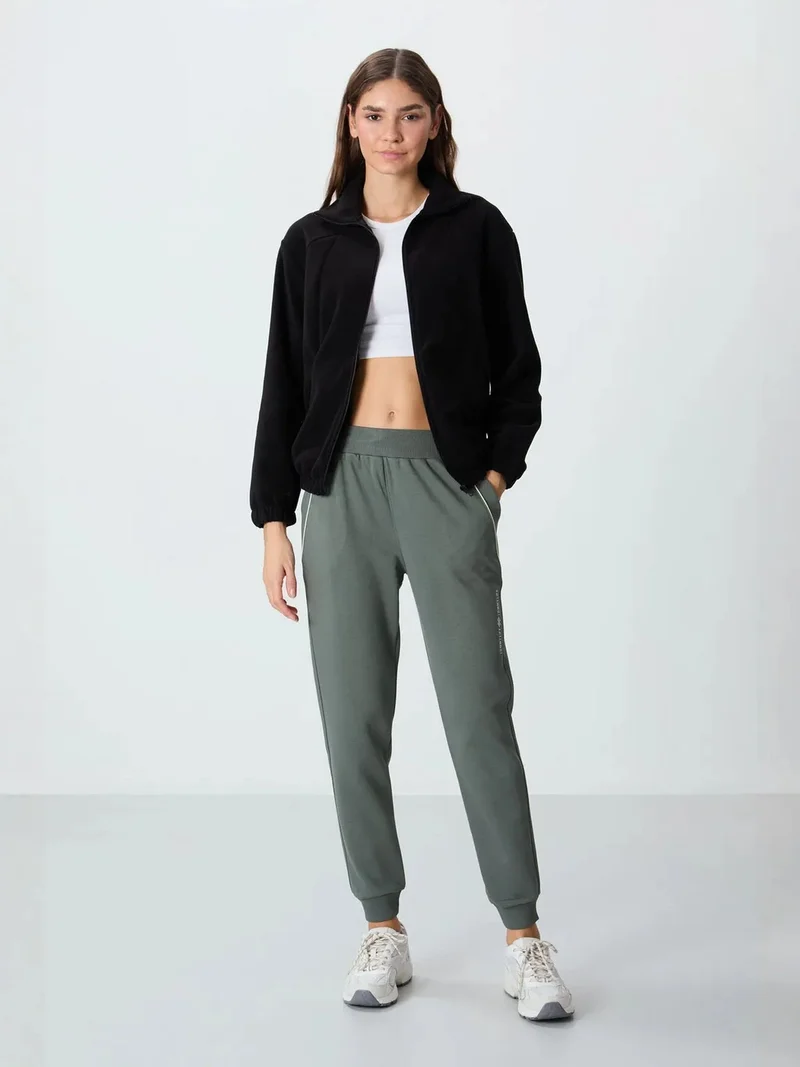TOMMY Color Block Oversized Zip-Collar Sweatshirt
