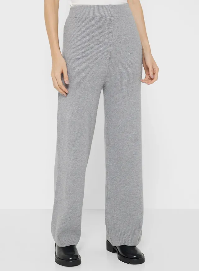 High Neck Relaxed Fit Sweater & Pant Set – image 4
