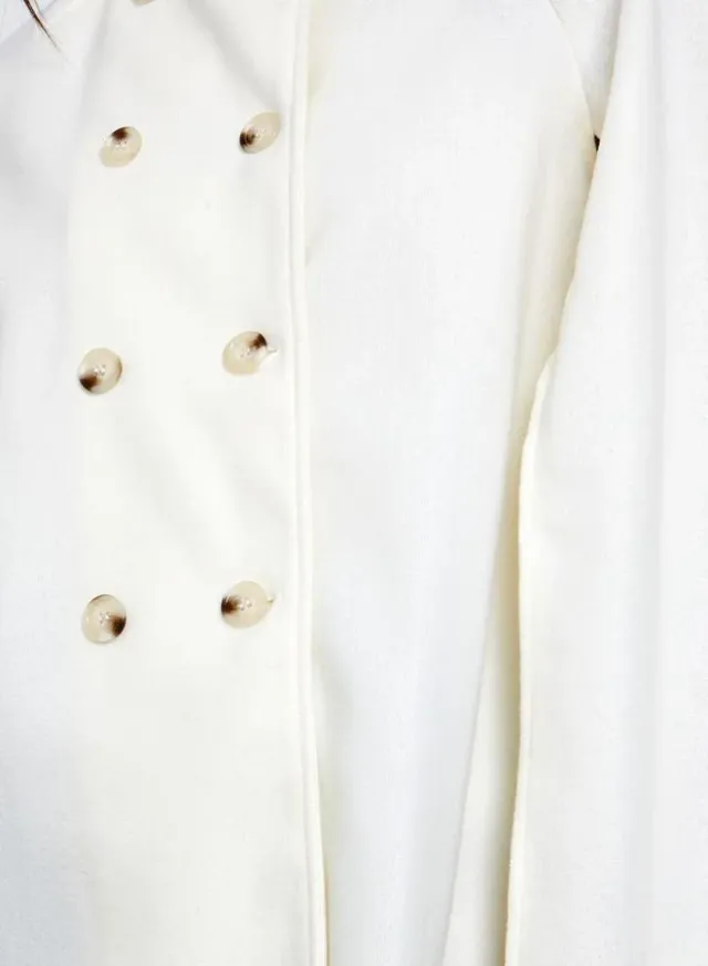 Solid Pocket Detail Drop Shoulder Coat – image 5