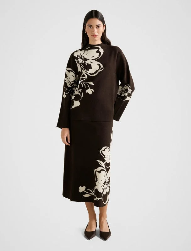 Kn7420-Brown Women's Pullover