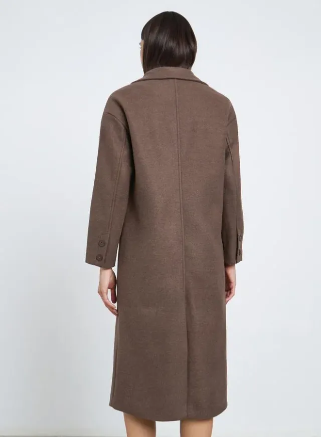 Styli Oversized Wool Like Double Breasted Coat – image 5