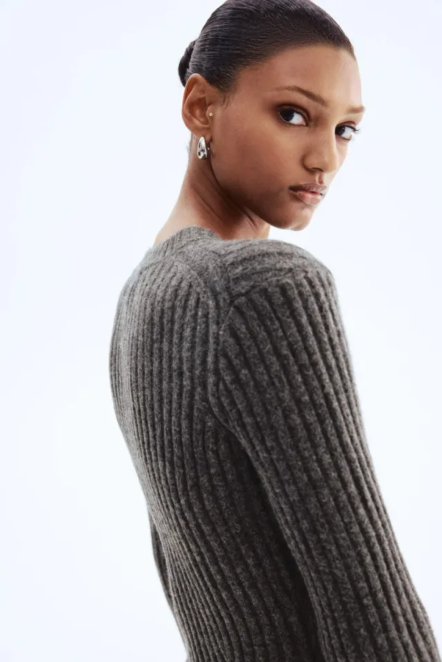 Rib-knit dress – image 5