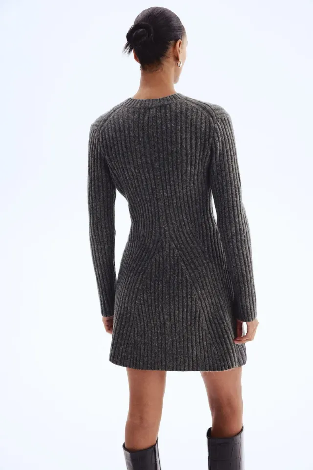 Rib-knit dress – image 6