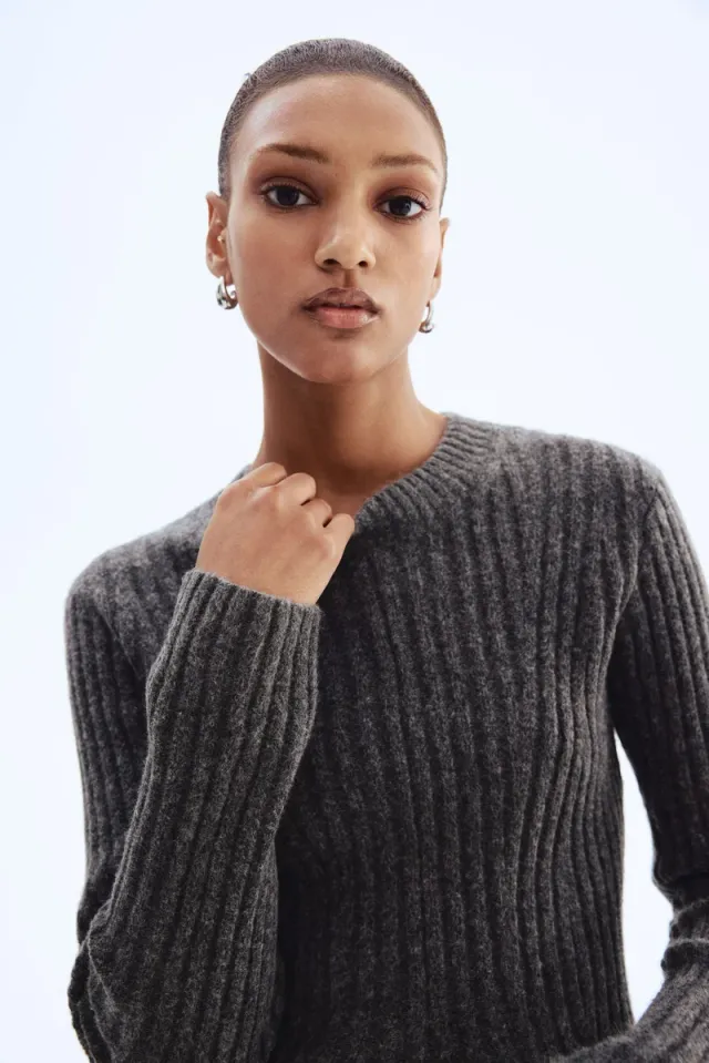 Rib-knit dress – image 2