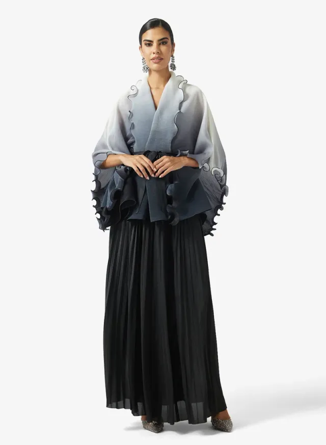 Ombre Top & Skirt Set