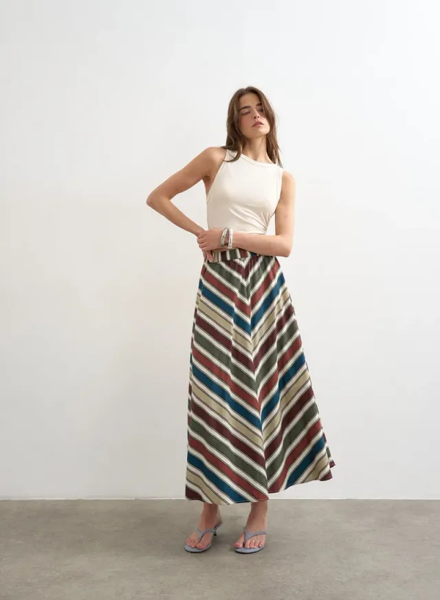 Casual  Ankle Skirt