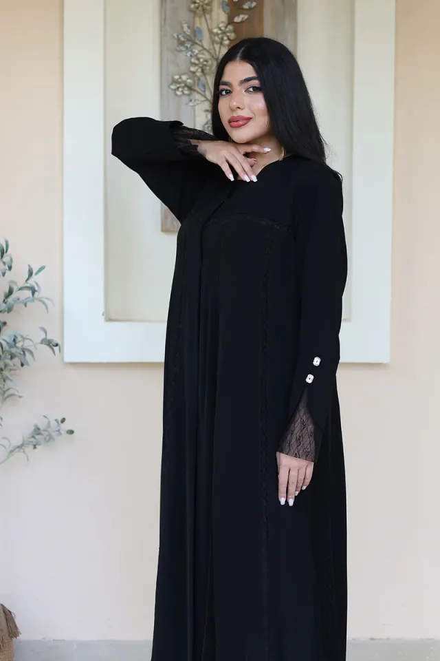 عباية سوداء أنيقة – صورة 3