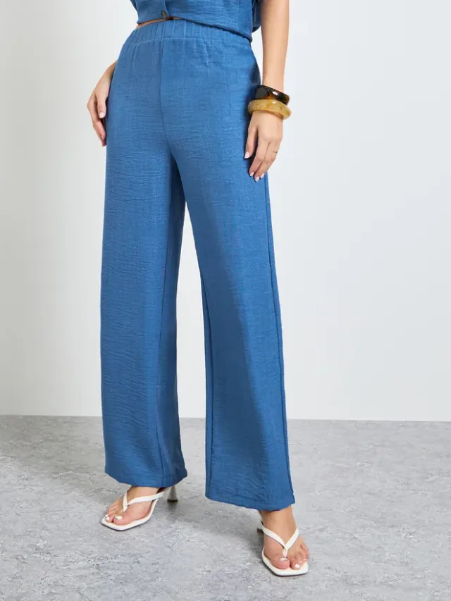 Styli Light Pink Relaxed Fit Shirt and Trouser Modest Set – image 5