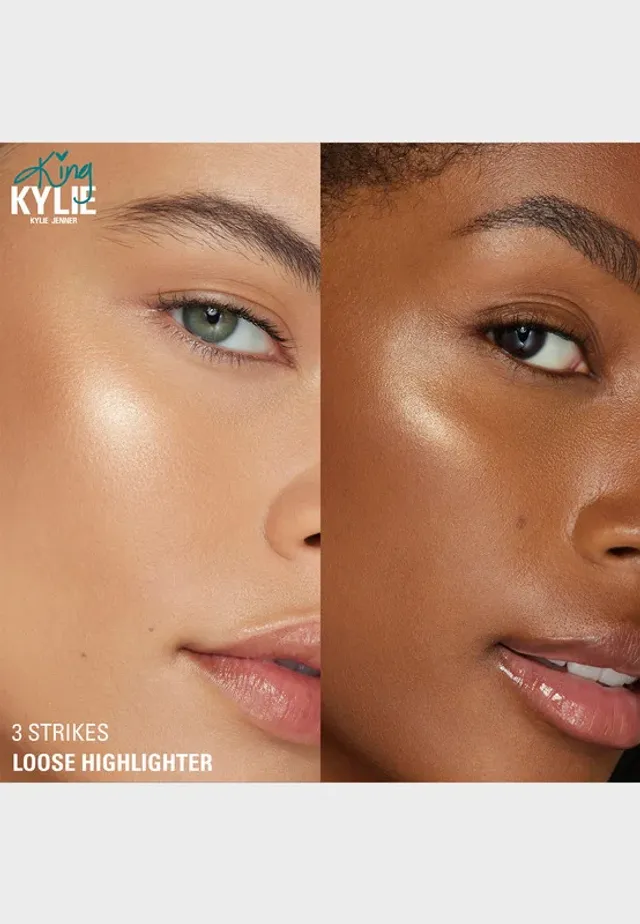 King Kylie Collection Loose Powder Highlighter - 3 Strikes - Warm Champagne, 4g – image 4