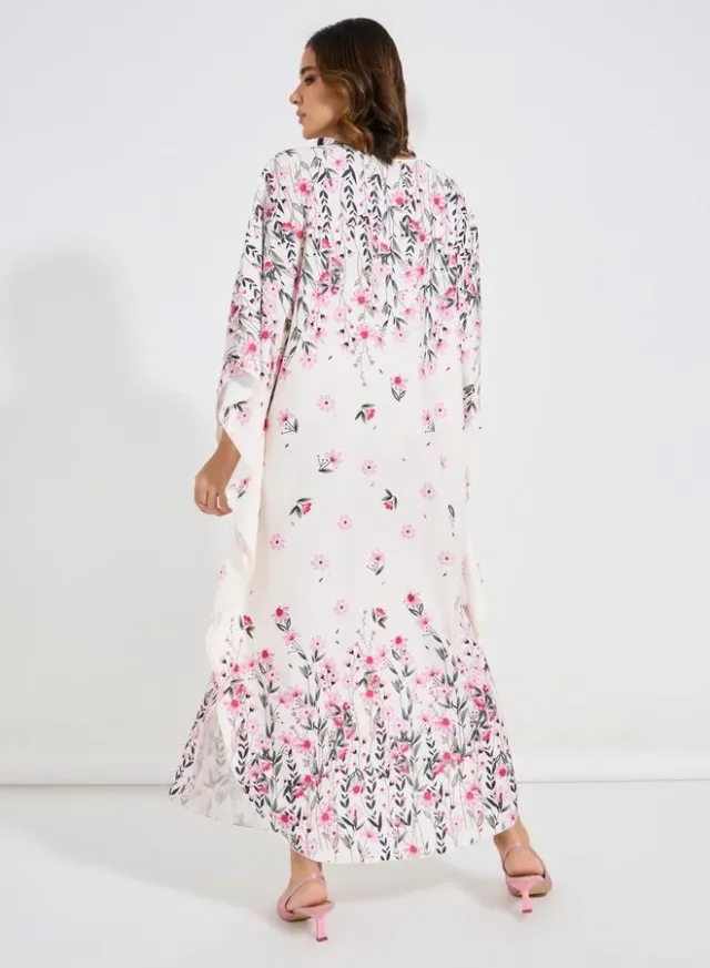 Round Neck Gradient Print Kaftan – image 6