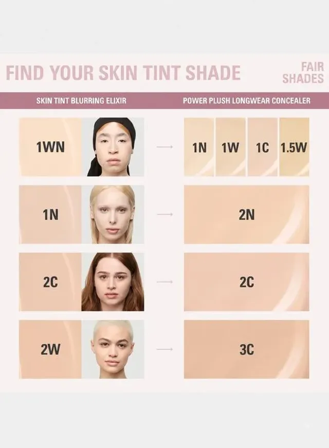skin tint blurring elixir & power plush concealer duo, 15% savings – صورة 3
