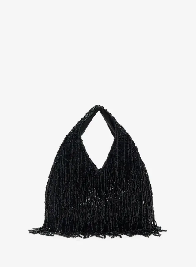 Fringed handbag