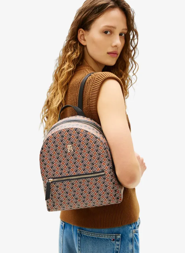 Flag Print Dome Backpack Fits Upto 13" Laptop – image 2