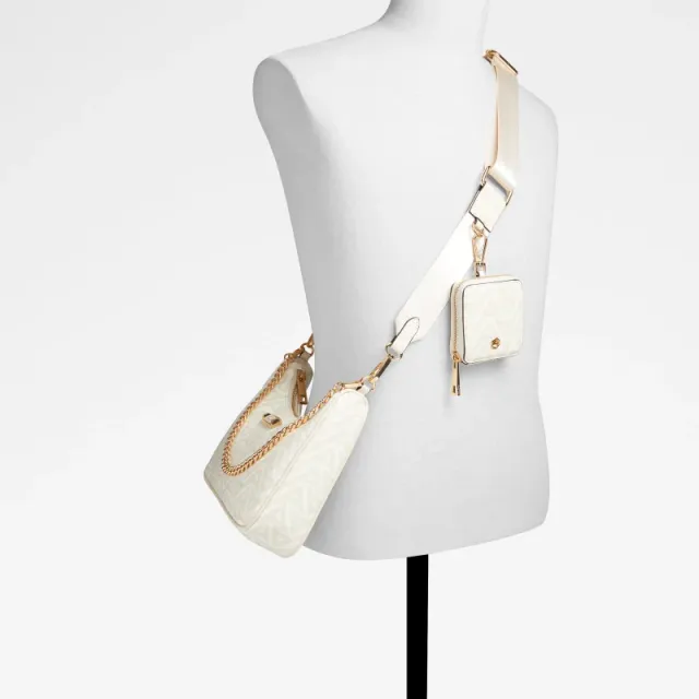 ANNAENDRA Monogram Shoulder Bag with Coin Pouch – صورة 4
