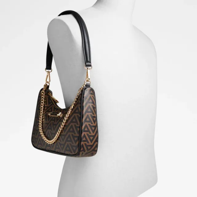 ANNAENDRA Monogram Shoulder Bag with Coin Pouch – صورة 5