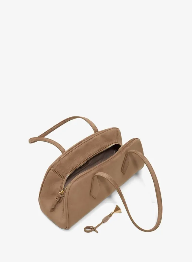 Izadoria Ladies Beige Shoulder Bag – صورة 3