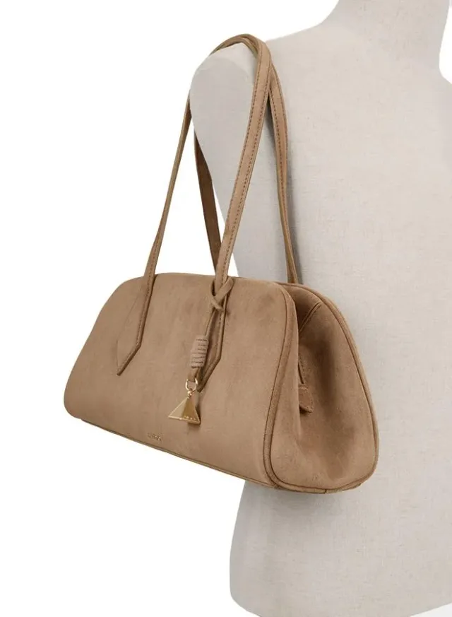 Izadoria Ladies Beige Shoulder Bag – صورة 4