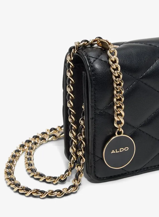 Nadiya Ladies Black Sling Bag – صورة 3