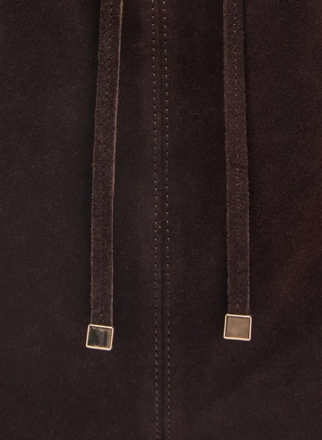 Suede shopper bag – صورة 3