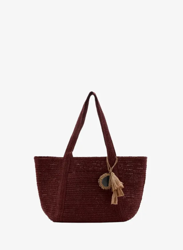 Natural fibre tote bag