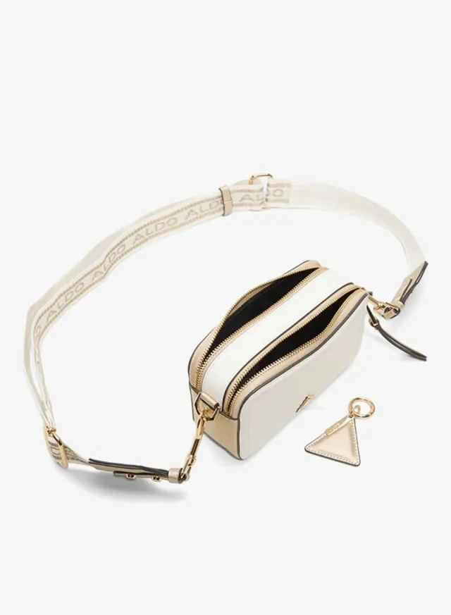 Dwuma Ladies White Sling Bag – صورة 3