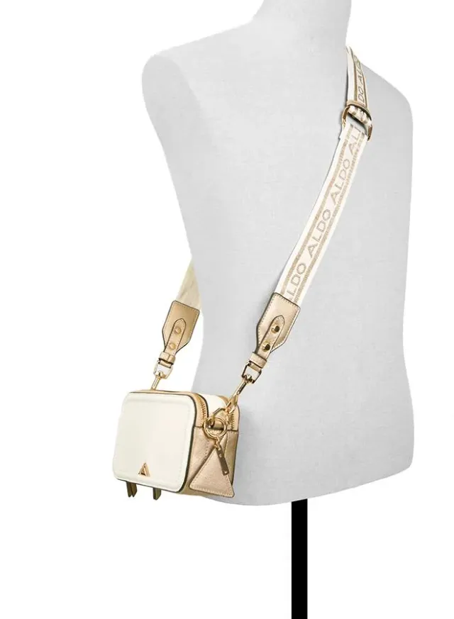 Dwuma Ladies White Sling Bag – صورة 4