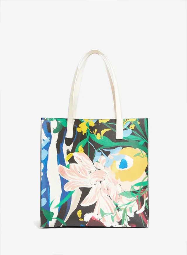 Bouani Floral Bouquet Printed Large Icon Bag