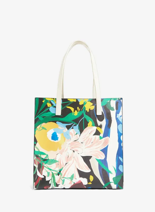 Bouani Floral Bouquet Printed Large Icon Bag – image 3