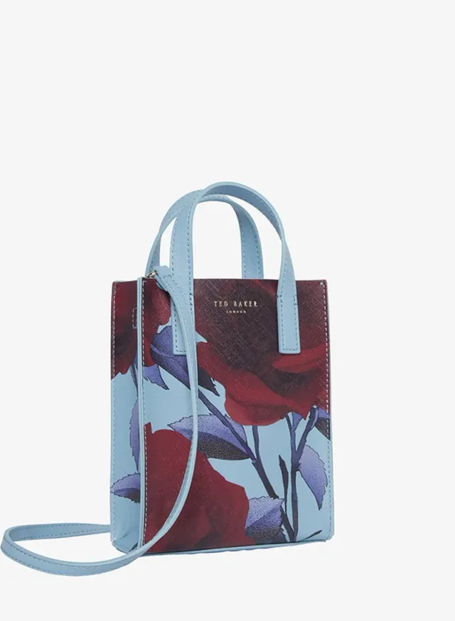 EVERRLY Mini Rose Print Icon crossbody Bag