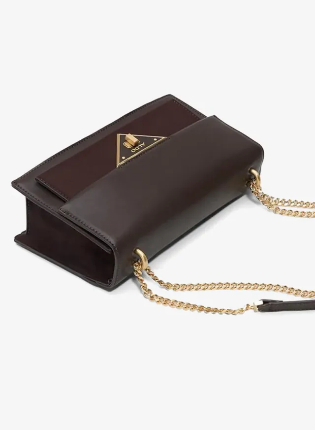 Byworthia Ladies Brown Sling Bag – صورة 3