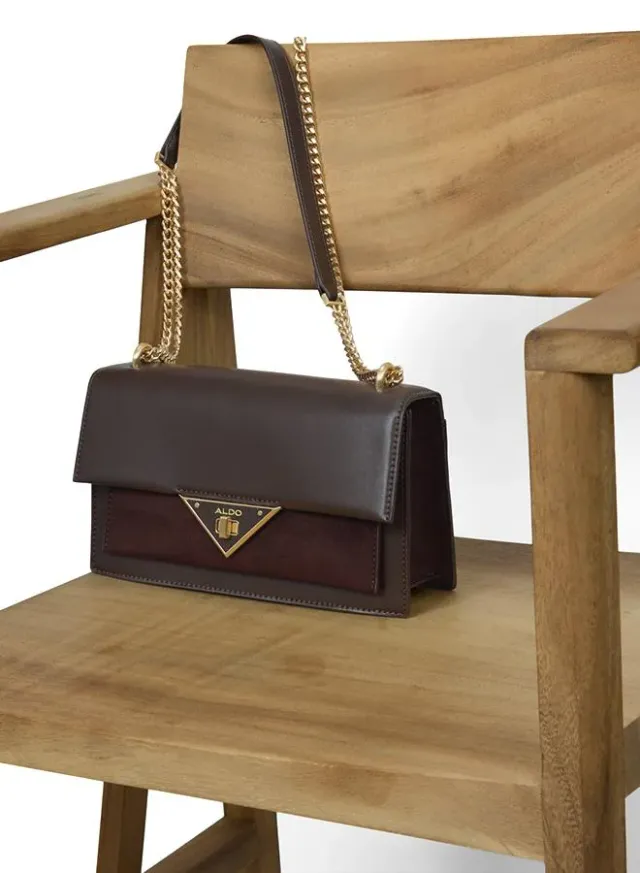 Byworthia Ladies Brown Sling Bag – صورة 5