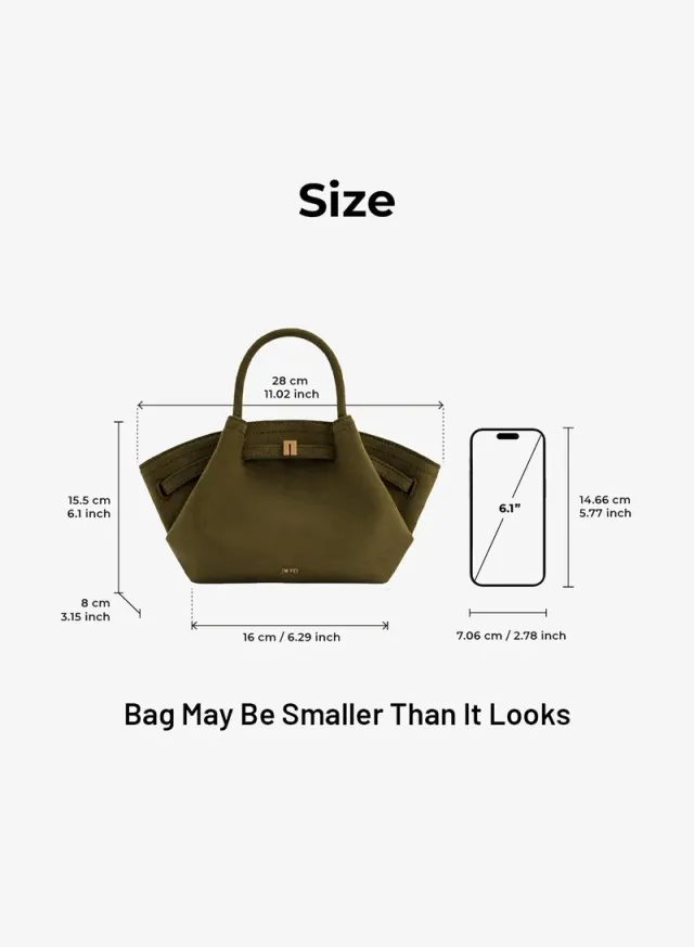 Hana Mini Faux Suede Tote Bag – image 6