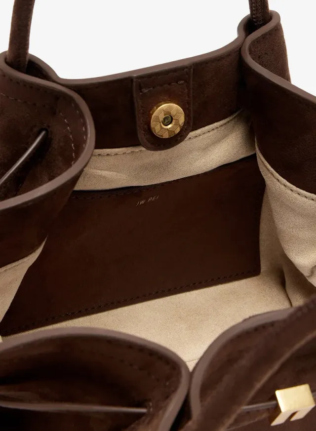 Hana Mini Faux Suede Tote Bag – image 5