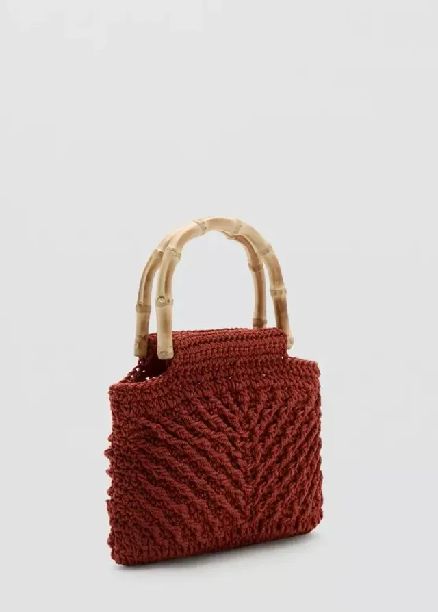 Mango Eden Woven Handbag – image 3
