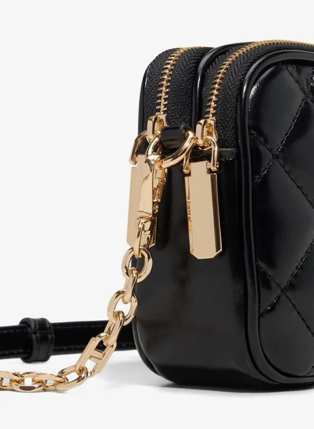 Noura Ladies Black Sling Bag – صورة 3
