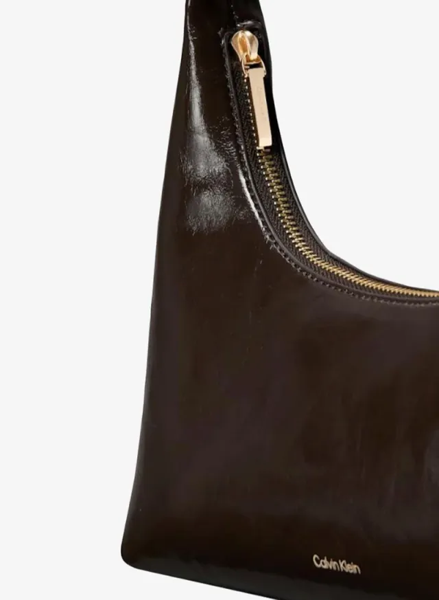 Foil Logo Glossy Shoulder Bag – image 3