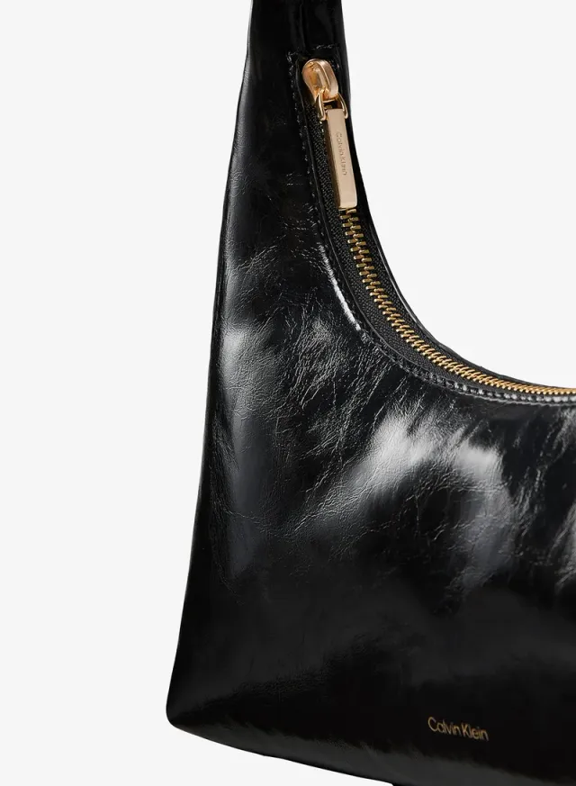 Foil Logo Glossy Shoulder Bag – image 2